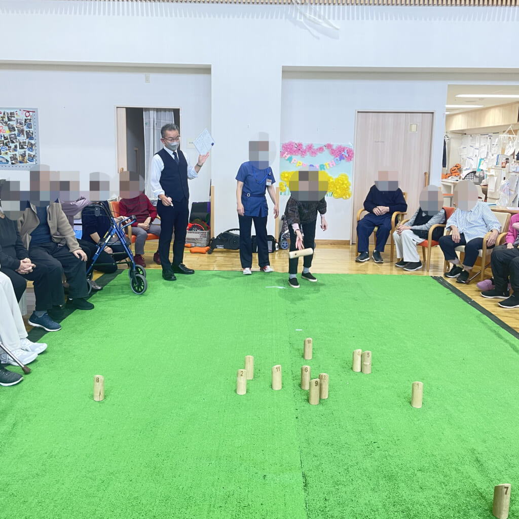 【モルック＠高齢者福祉施設】