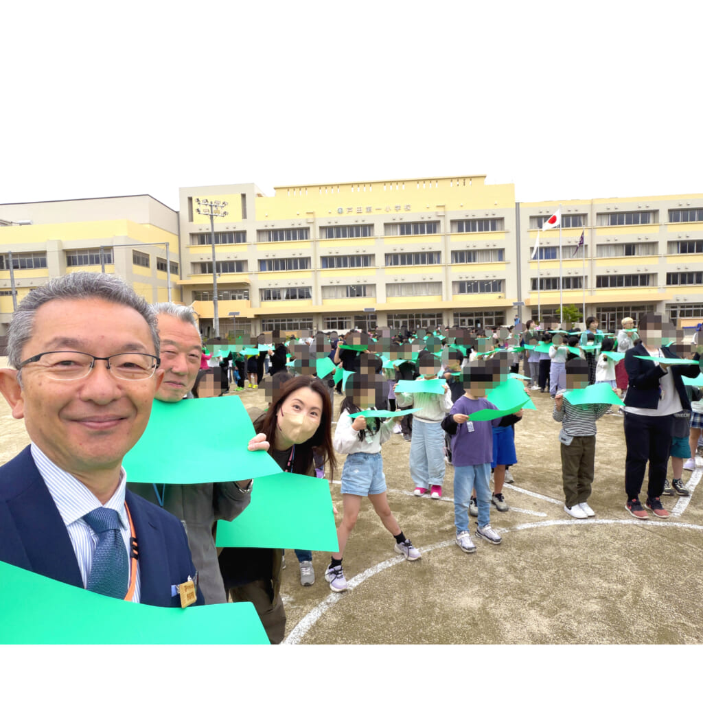【戸一小航空写真撮影（150周年記念事業）】