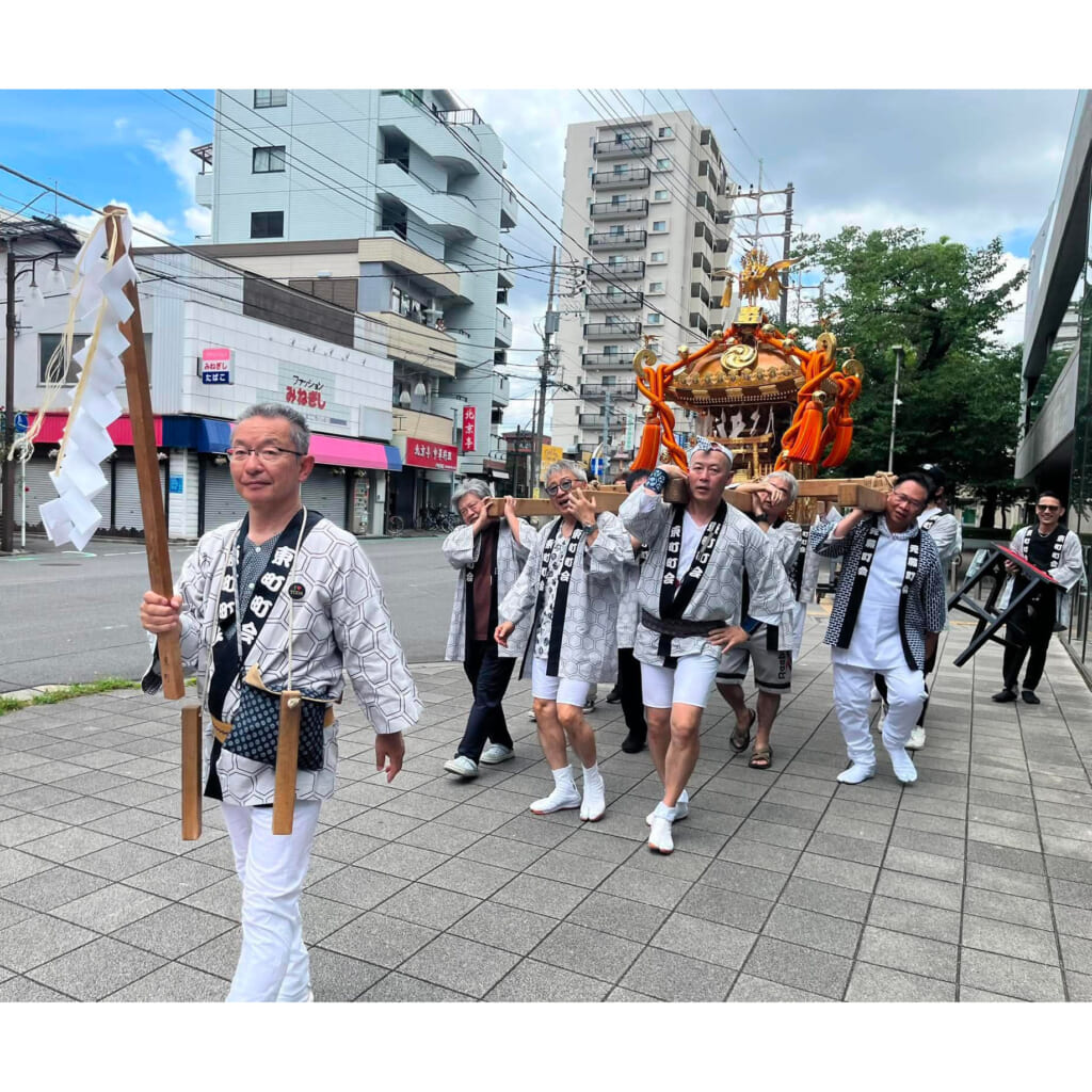 【東町町会夏祭り御神輿巡幸】