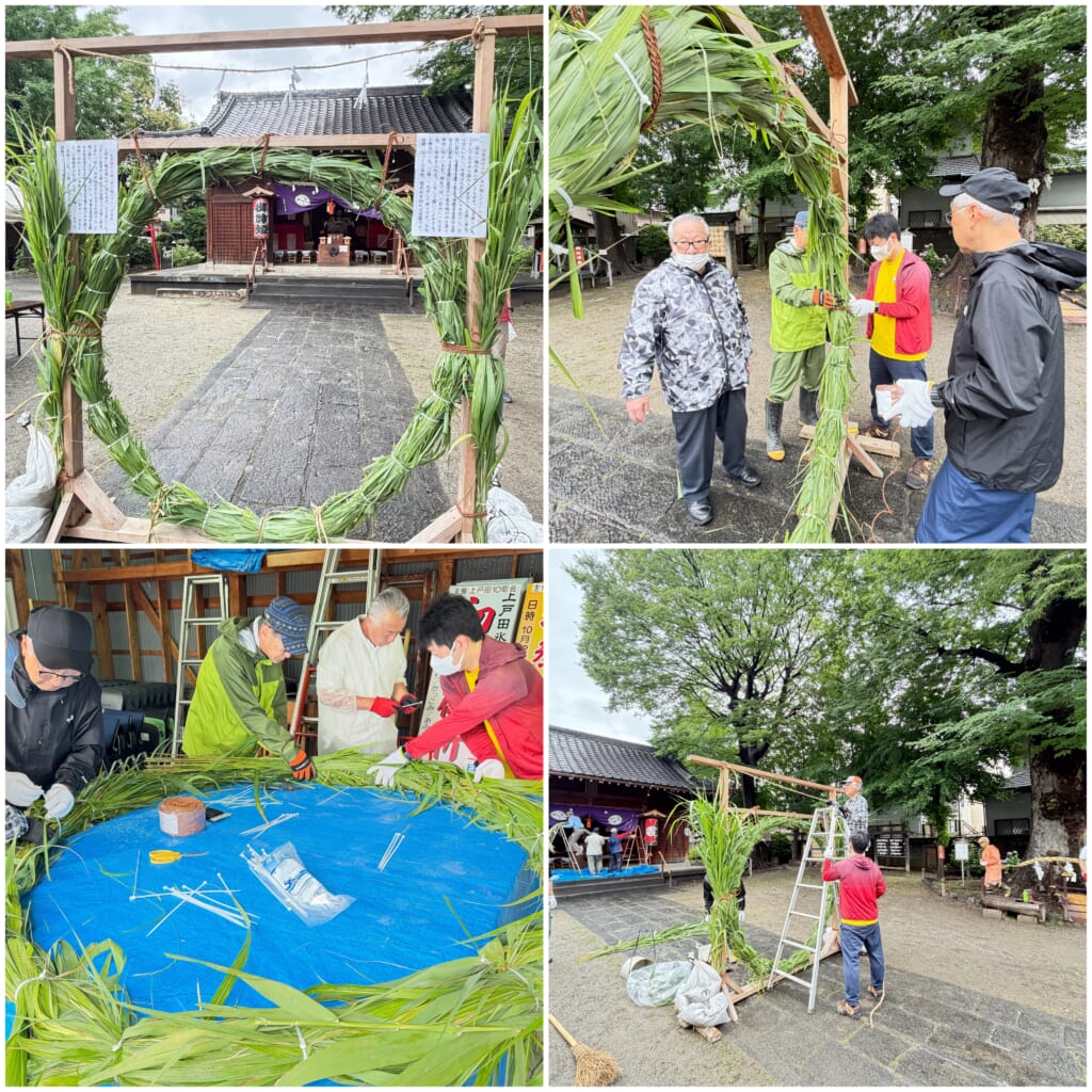 【夏越しの大祓（茅の輪くぐり）】